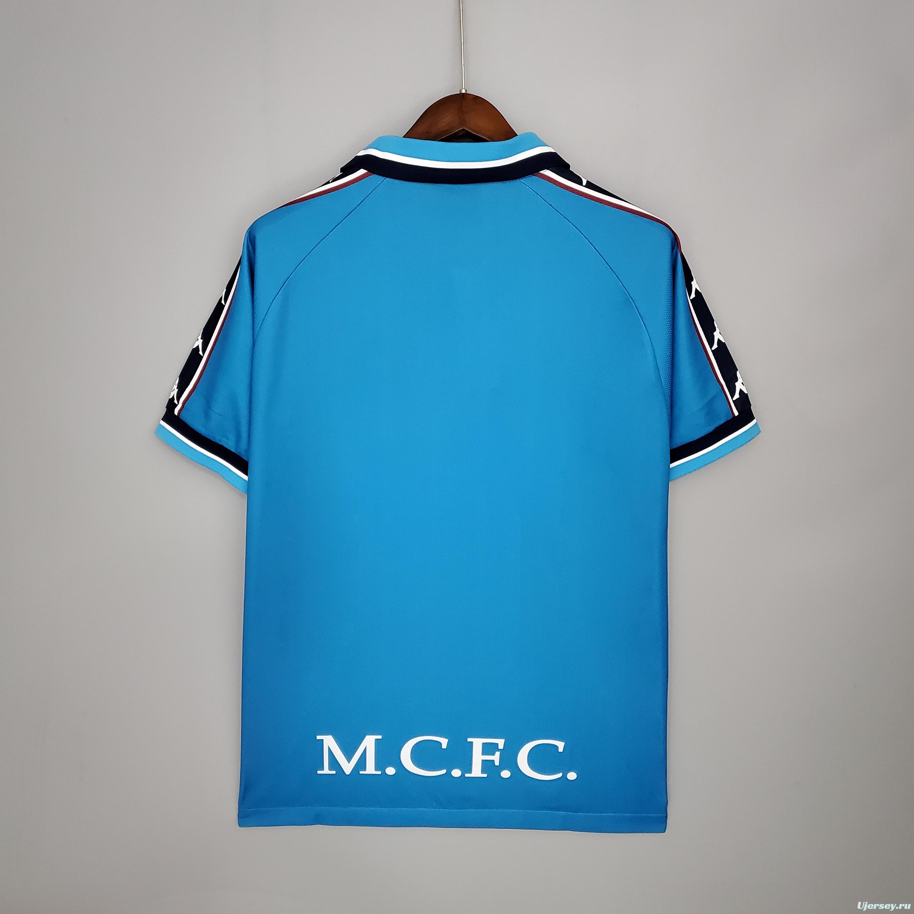 Retro Manchester City 97/99 home Soccer Jersey