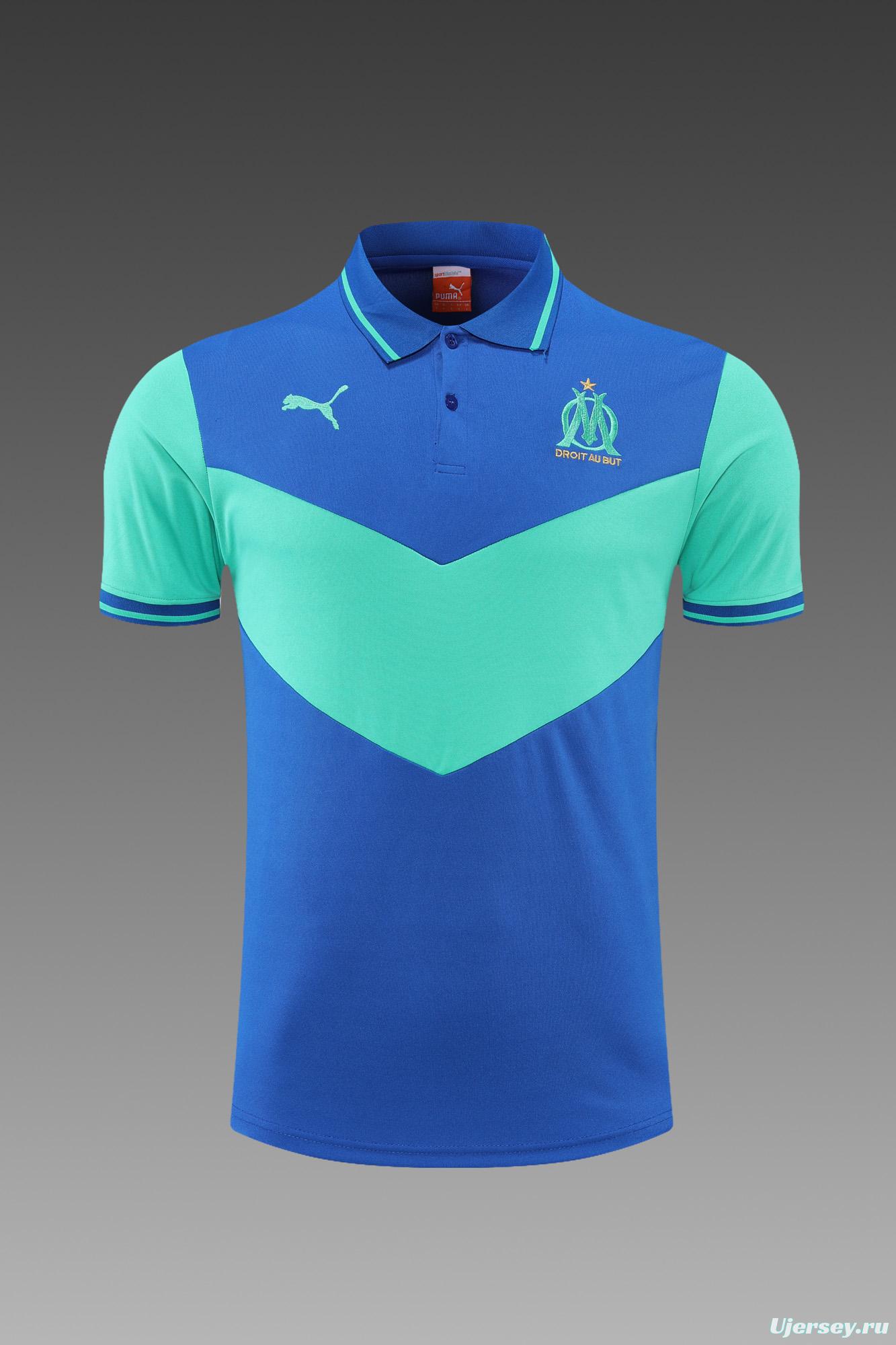 Olympique de Marseille POLO kit blue-green (not sold separately)