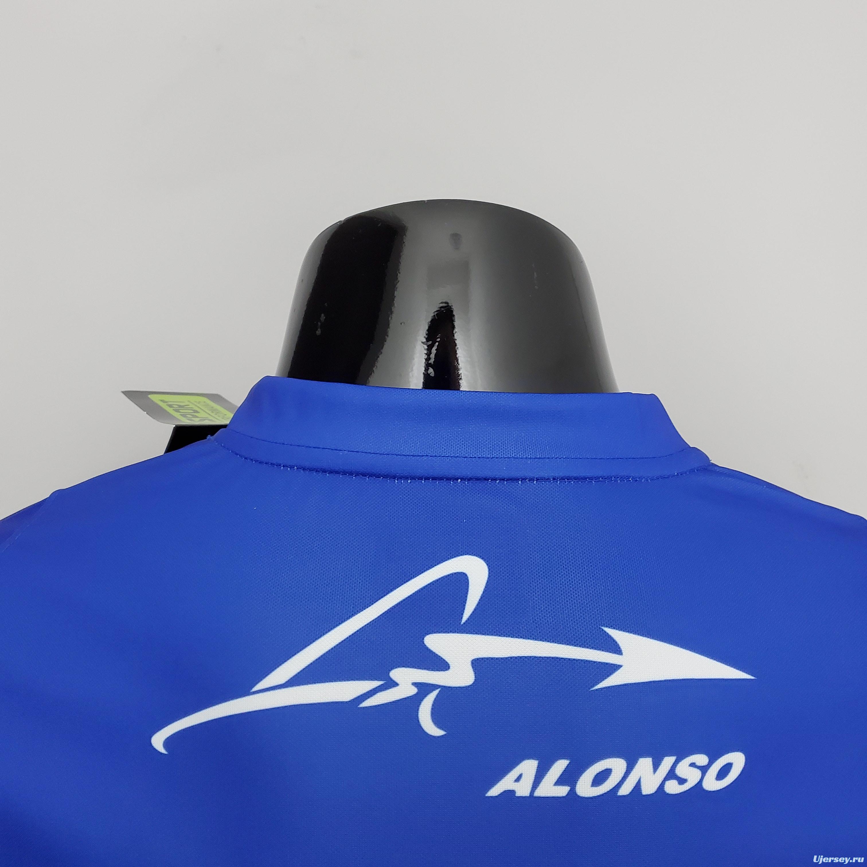 F1 Formula One 2022 Blue S-5XL