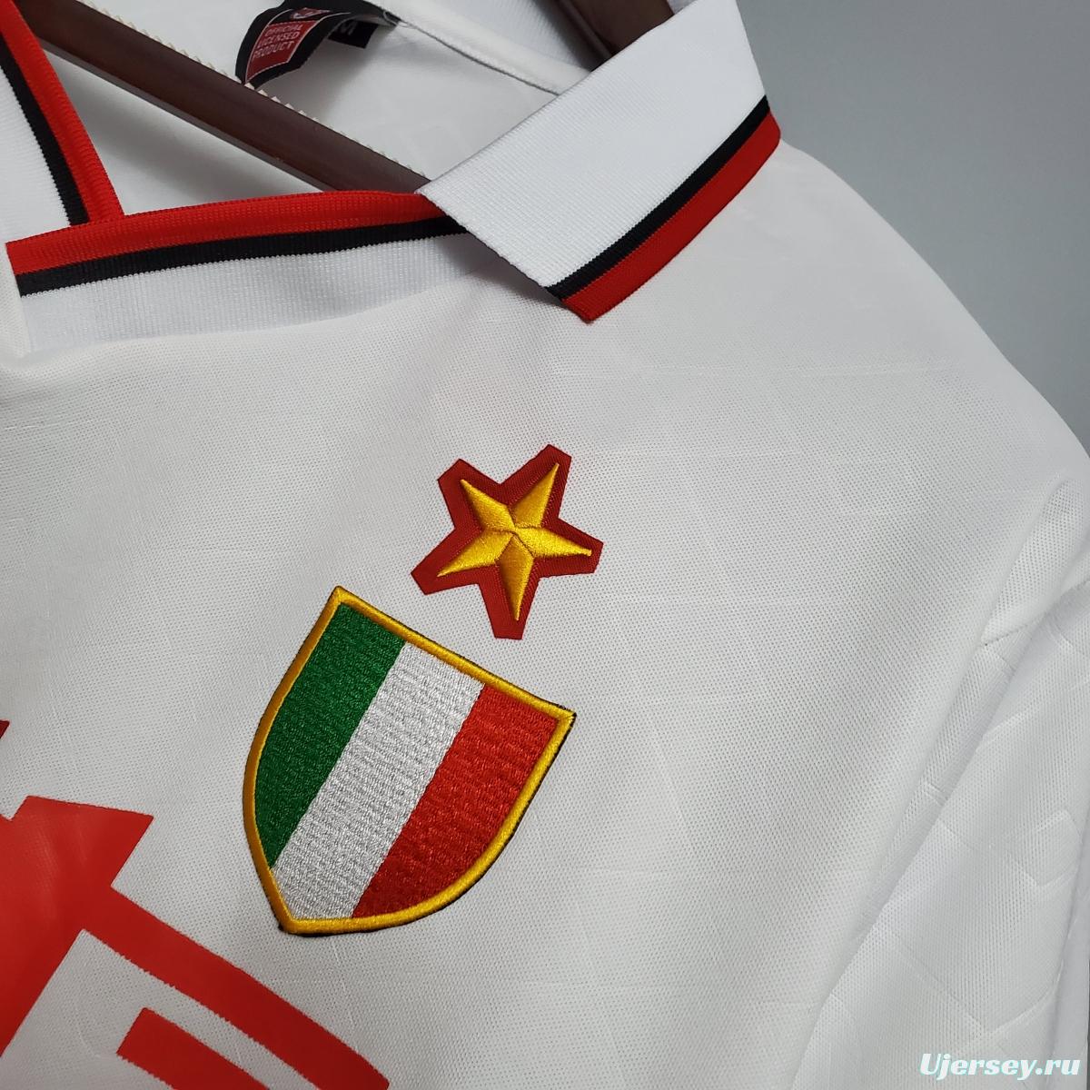 Retro 93/94 AC Milan away Soccer Jersey