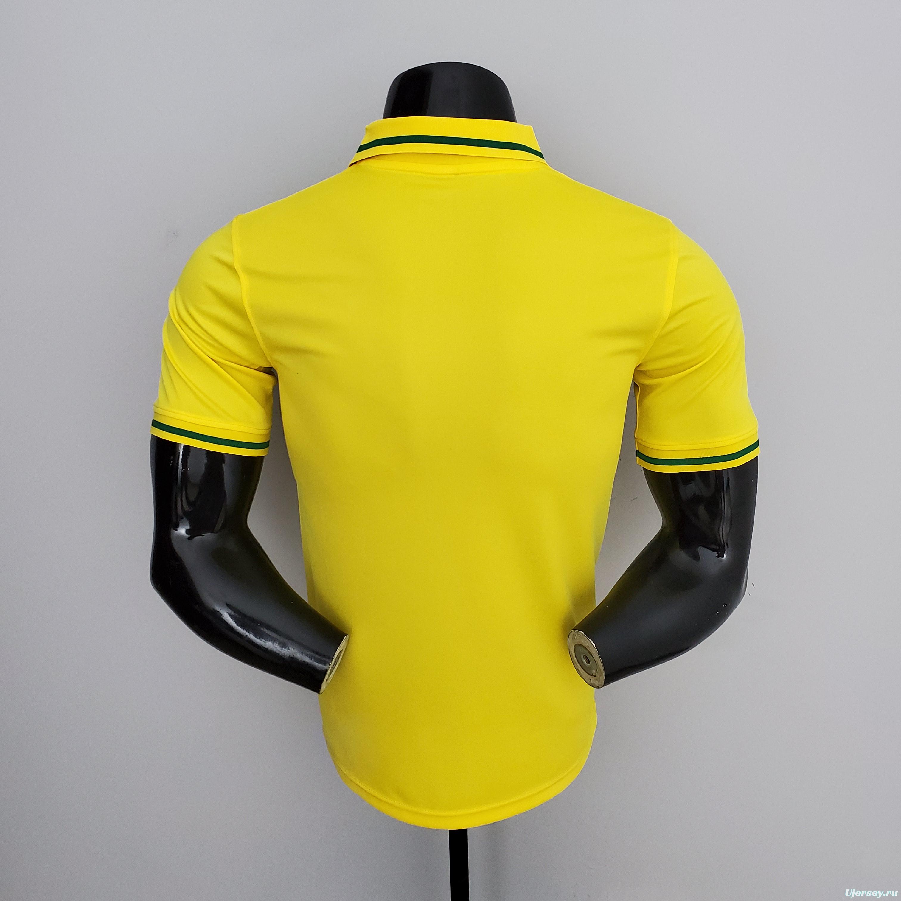 POLO Brazil Yellow Soccer Jersey