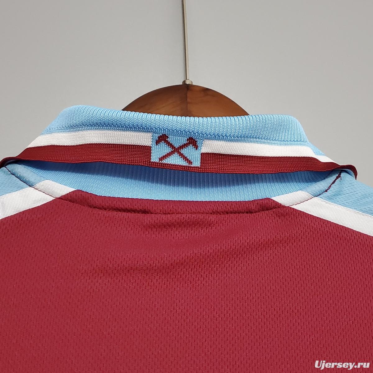 Retro 99/01 West Ham United home Soccer Jersey