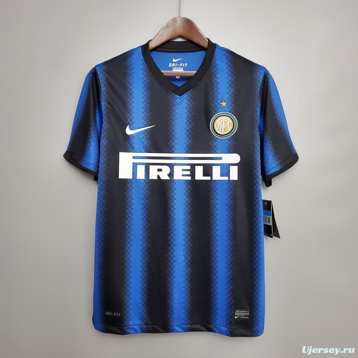 Retro 10/11 Inter Milan home Soccer Jersey