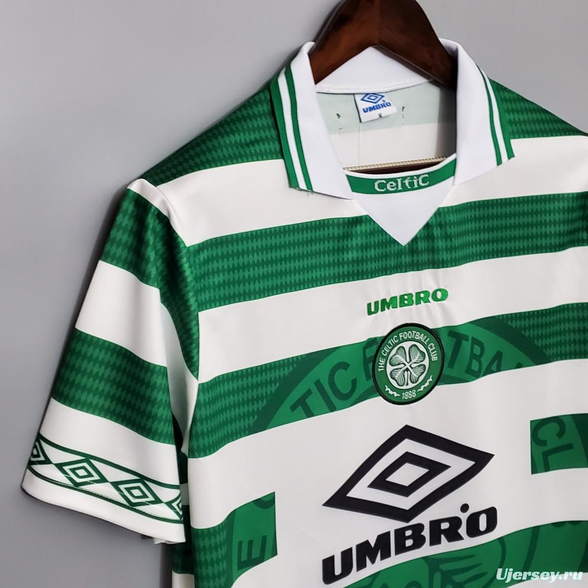 Retro 98/99 Celtic home Soccer Jersey