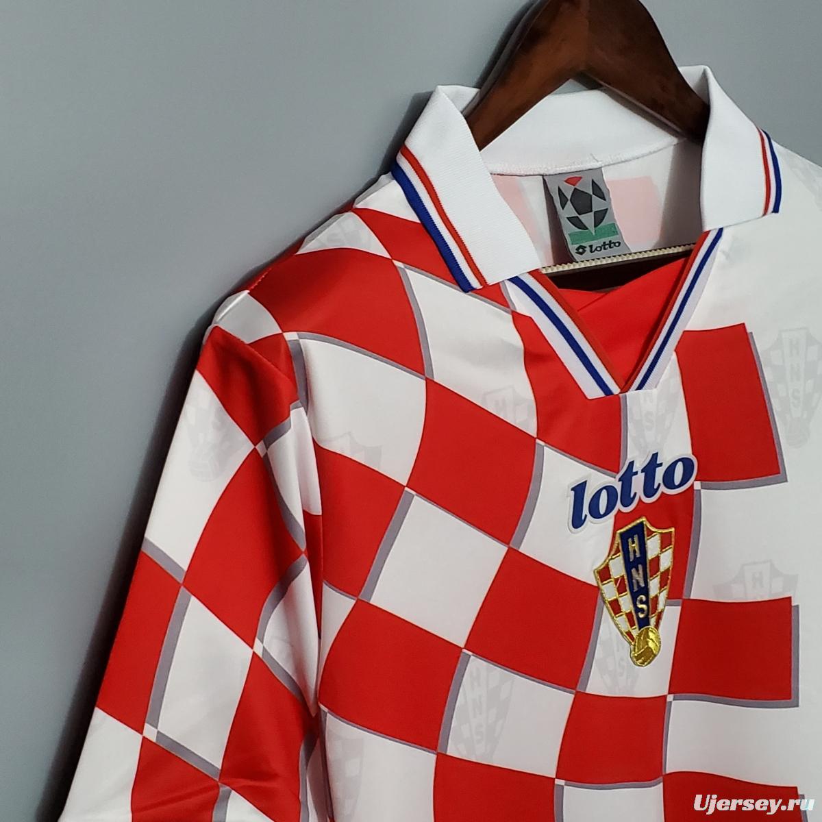 Retro 1998 Croatia away Soccer Jersey