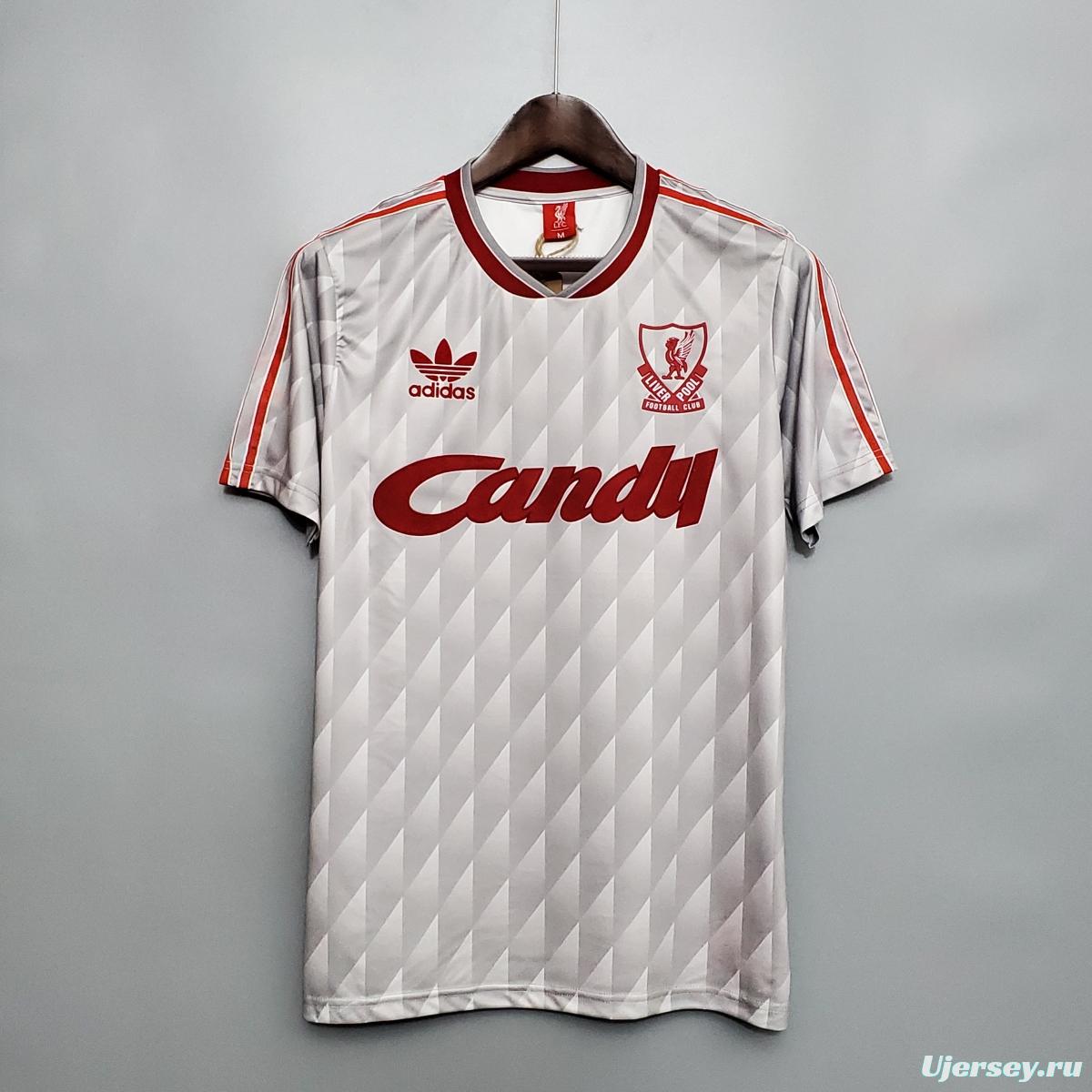 Retro 89/91 Liverpool away Soccer Jersey