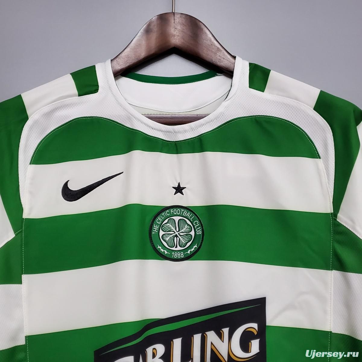 Retro 05/06 Celtic home Soccer Jersey