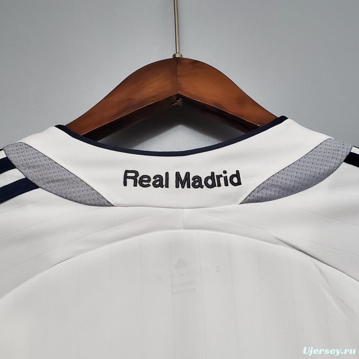 Retro Real Madrid Long sleeve 06/07 home Soccer Jersey