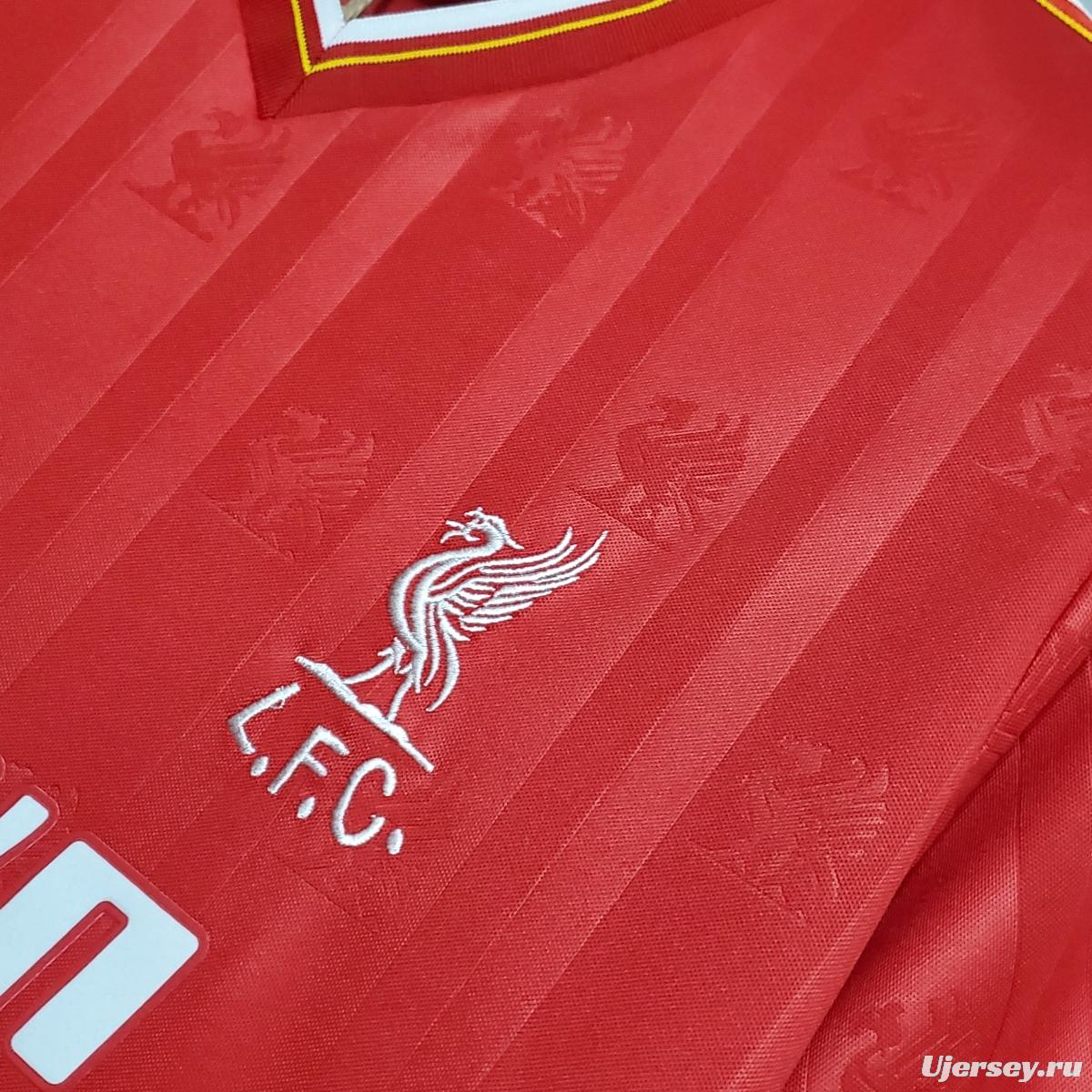 Retro 85/86 Liverpool home Soccer Jersey