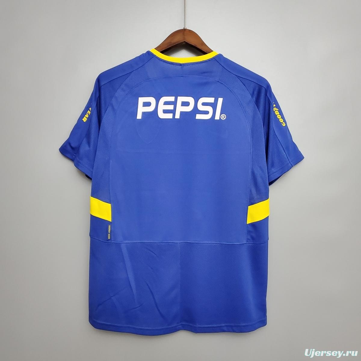 Retro Boca Juniors 03/04 home Soccer Jersey