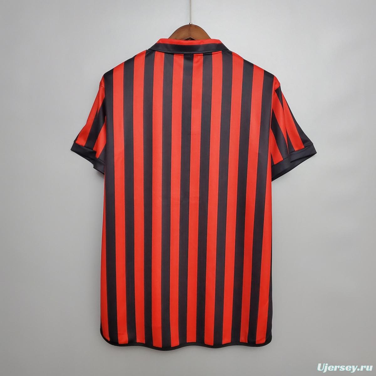 Retro 99-00 AC Milan Centenary home Soccer Jersey