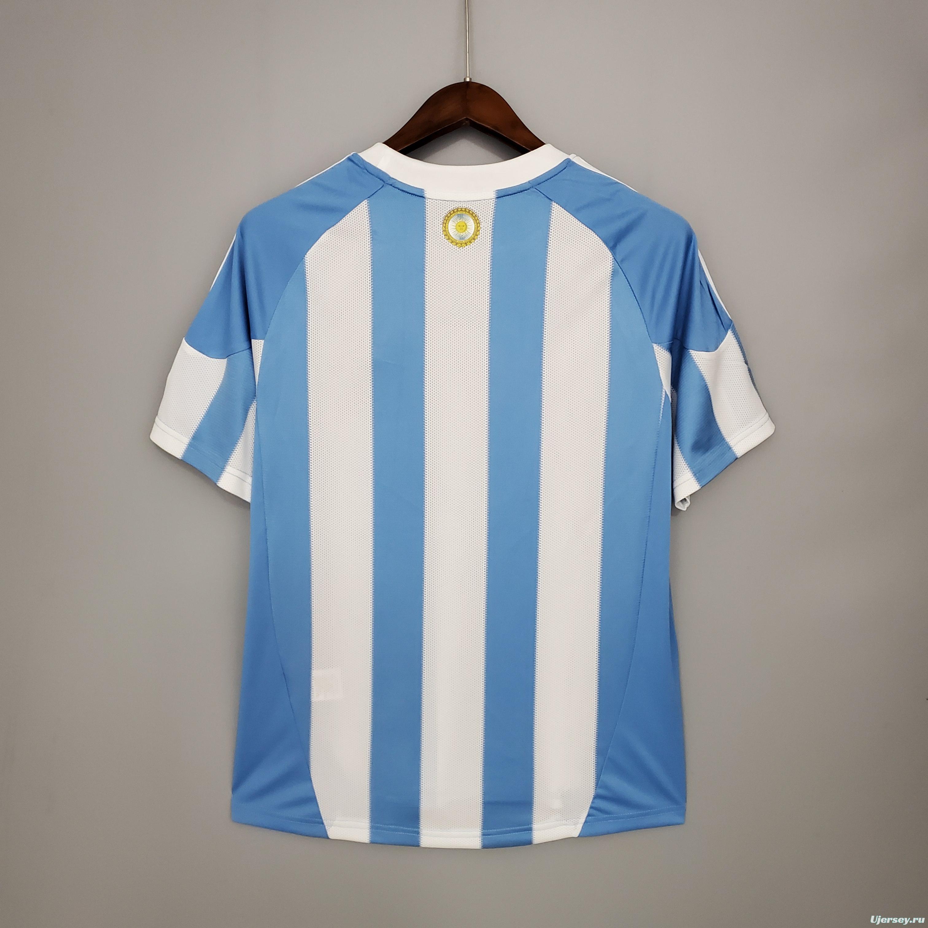 Retro 2010 Argentina home Soccer Jersey