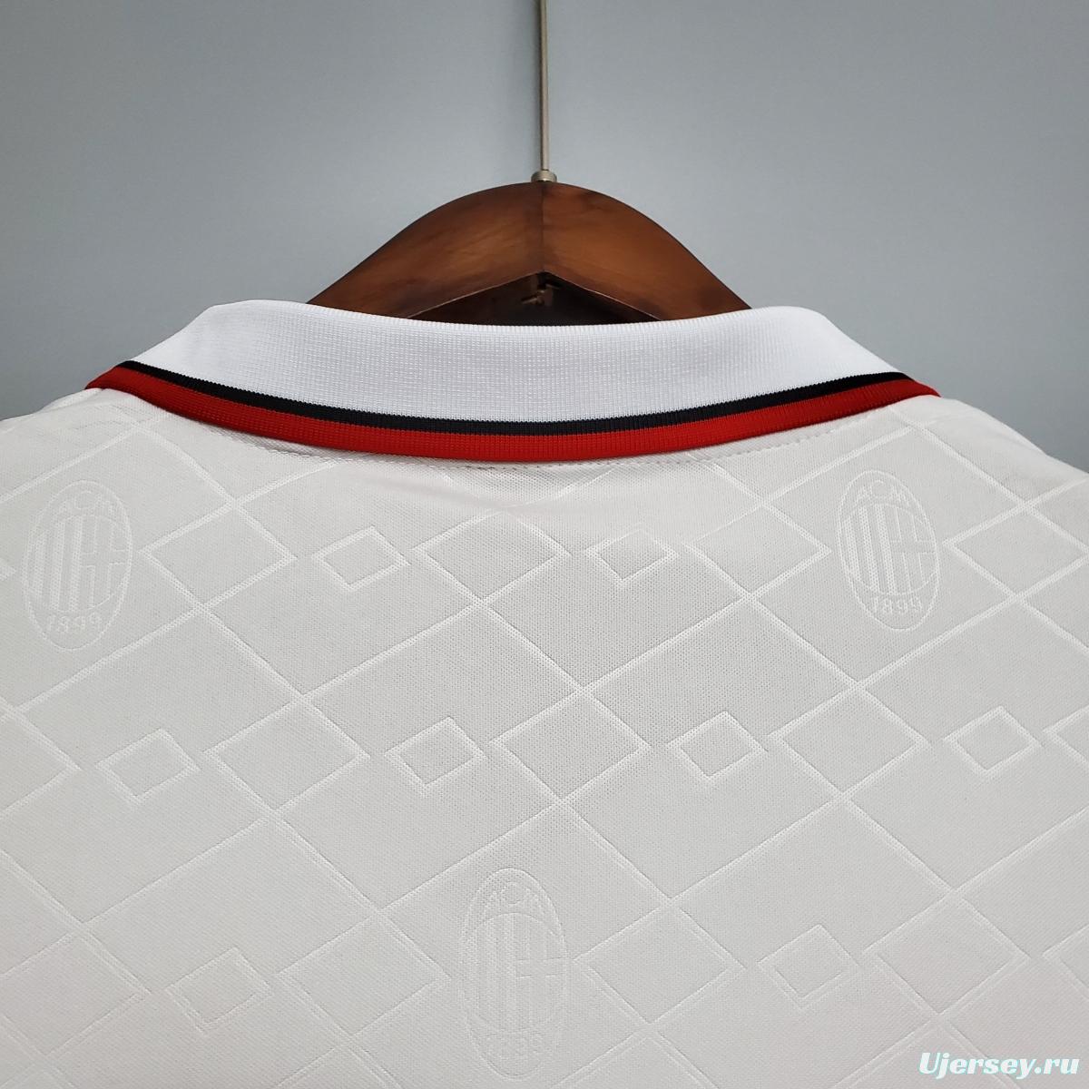 Retro 93/94 AC Milan away Soccer Jersey