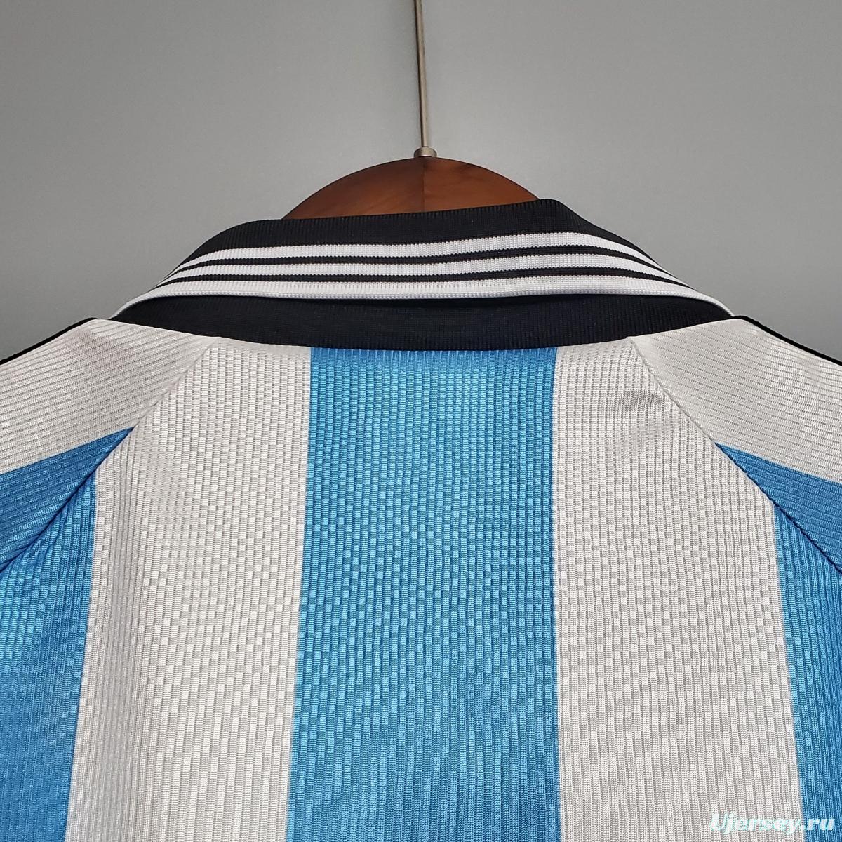 Retro Argentina 1998 home Soccer Jersey