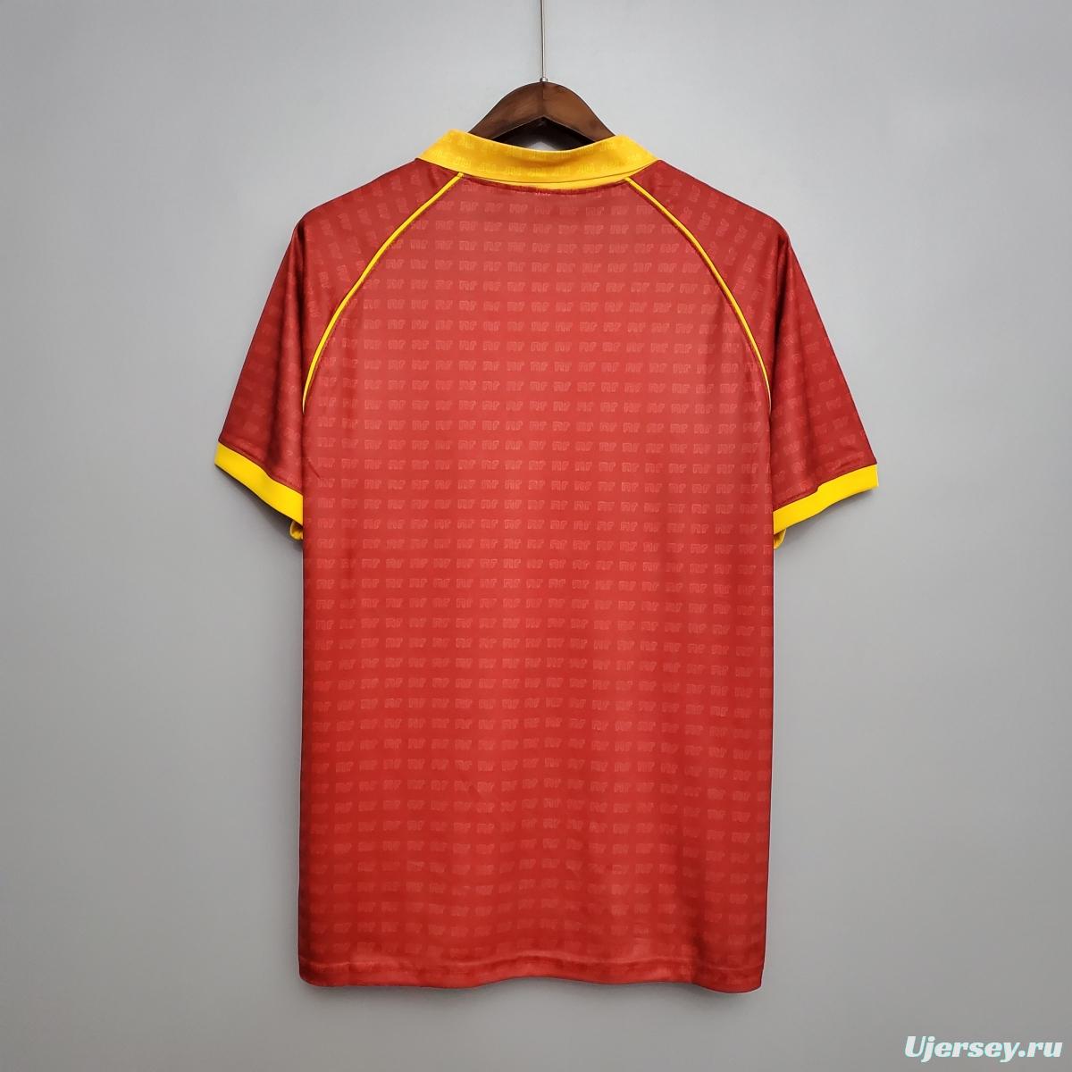 Retro Roma 90/91 home Soccer Jersey