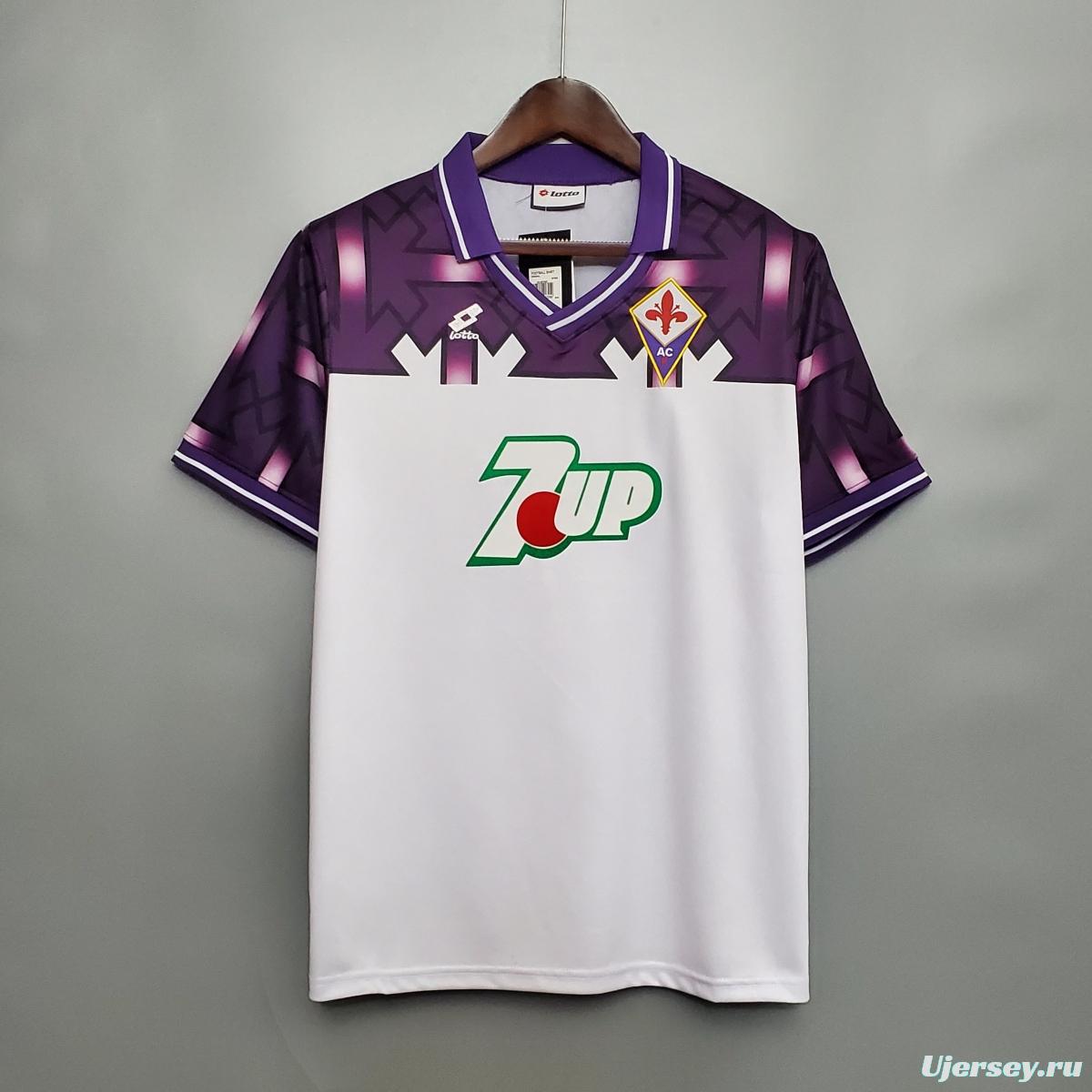 Retro 92/93 Fiorentina away Soccer Jersey