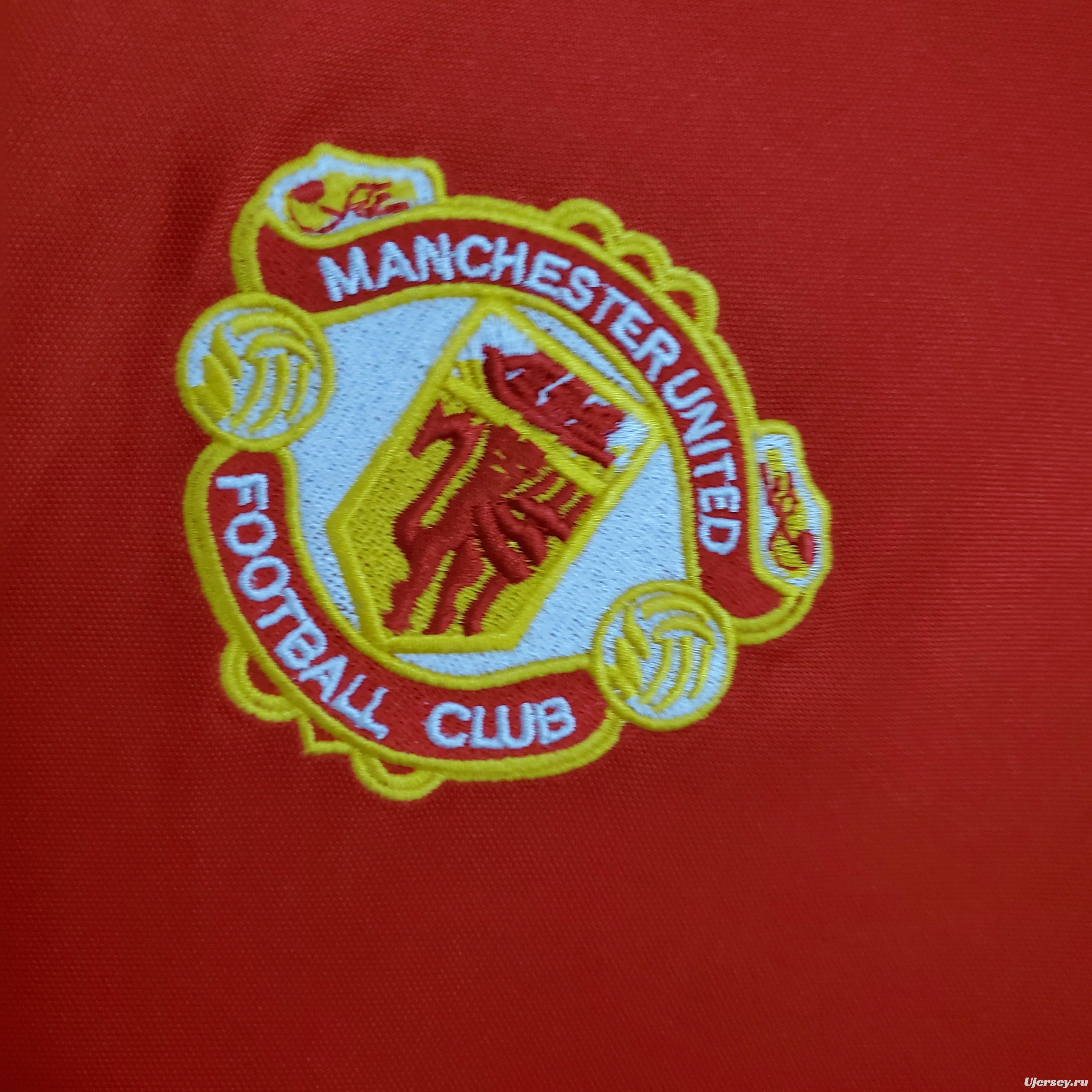 Retro Manchester United 85/86 home Soccer Jersey