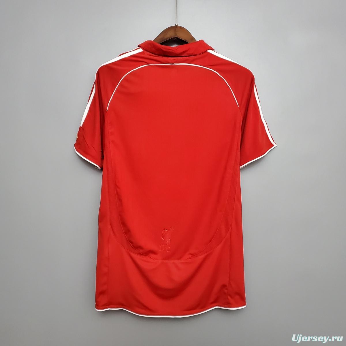 Retro Liverpool 06/07 home Soccer Jersey