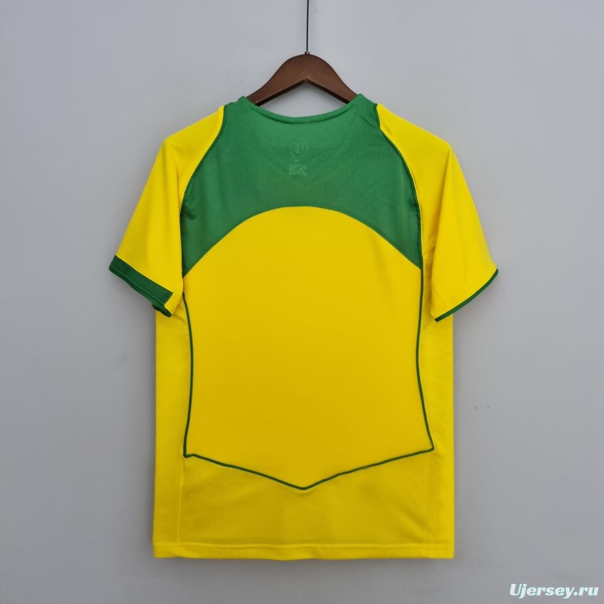 Retro 2004/06 Brazil Soccer Jersey