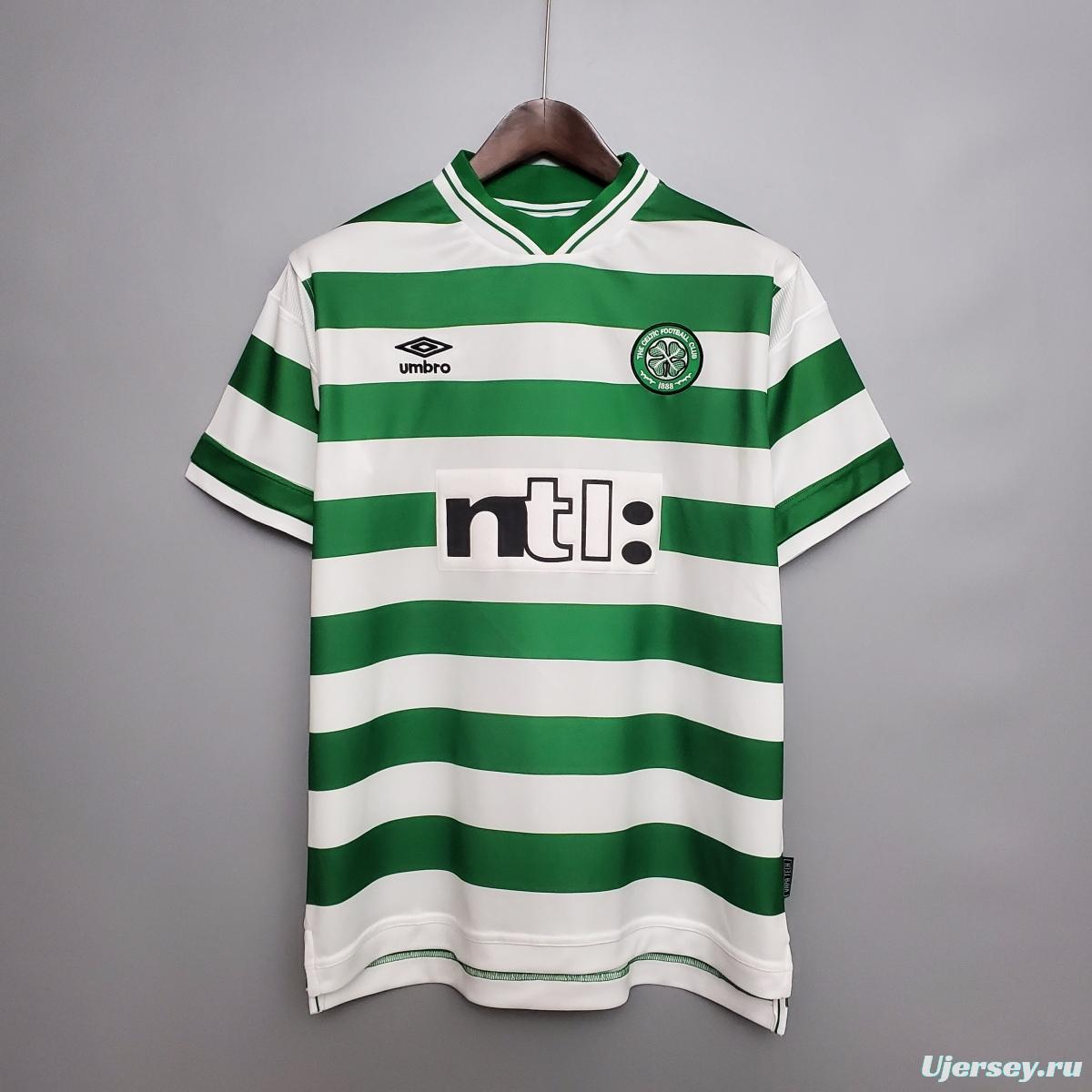 Retro 99-00 Celtics home Soccer Jersey