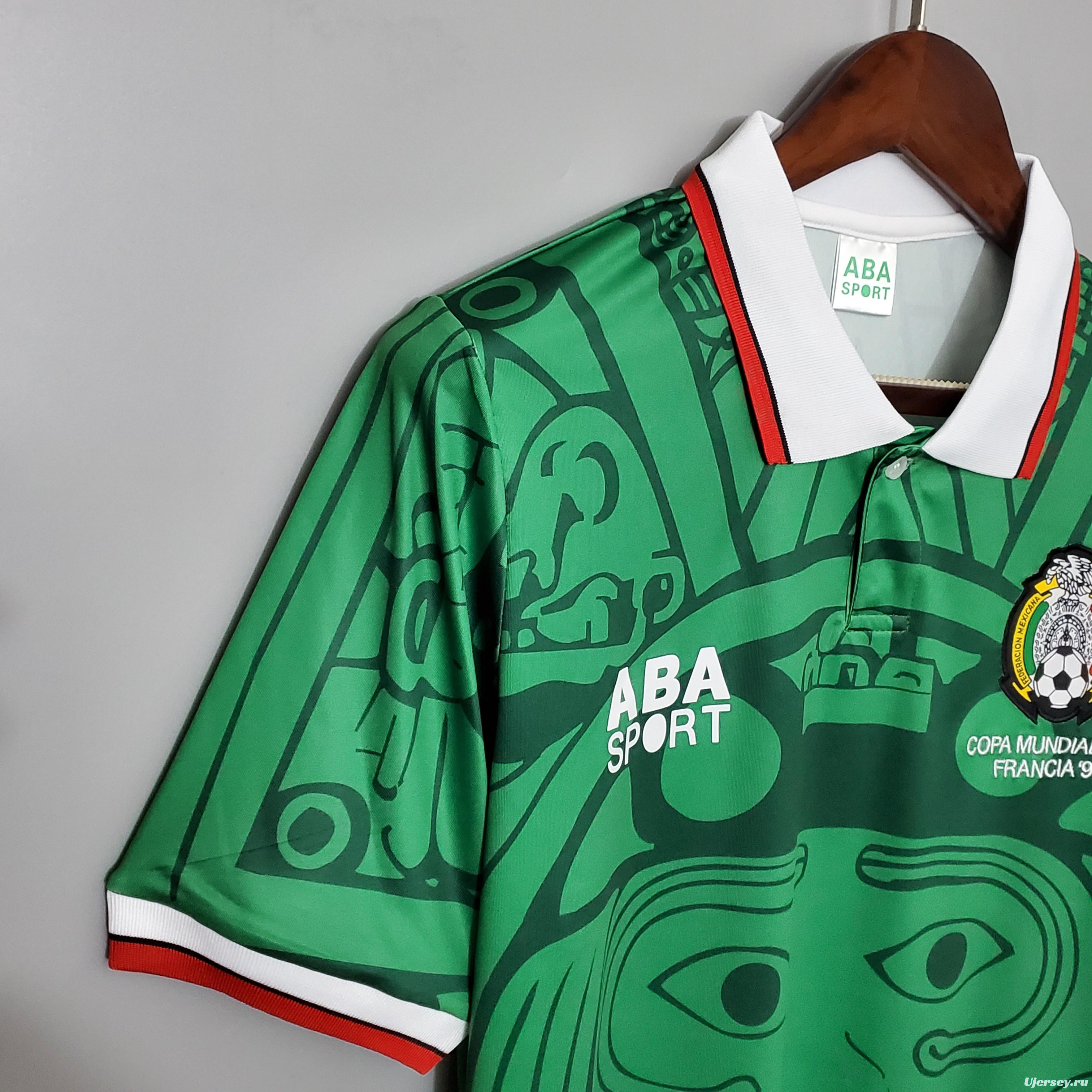 Retro 1998 Mexico home Soccer Jersey