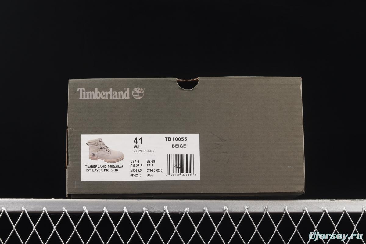 Timberland 21ss autumn and winter new high-top casual shoes TB10055BEIGE