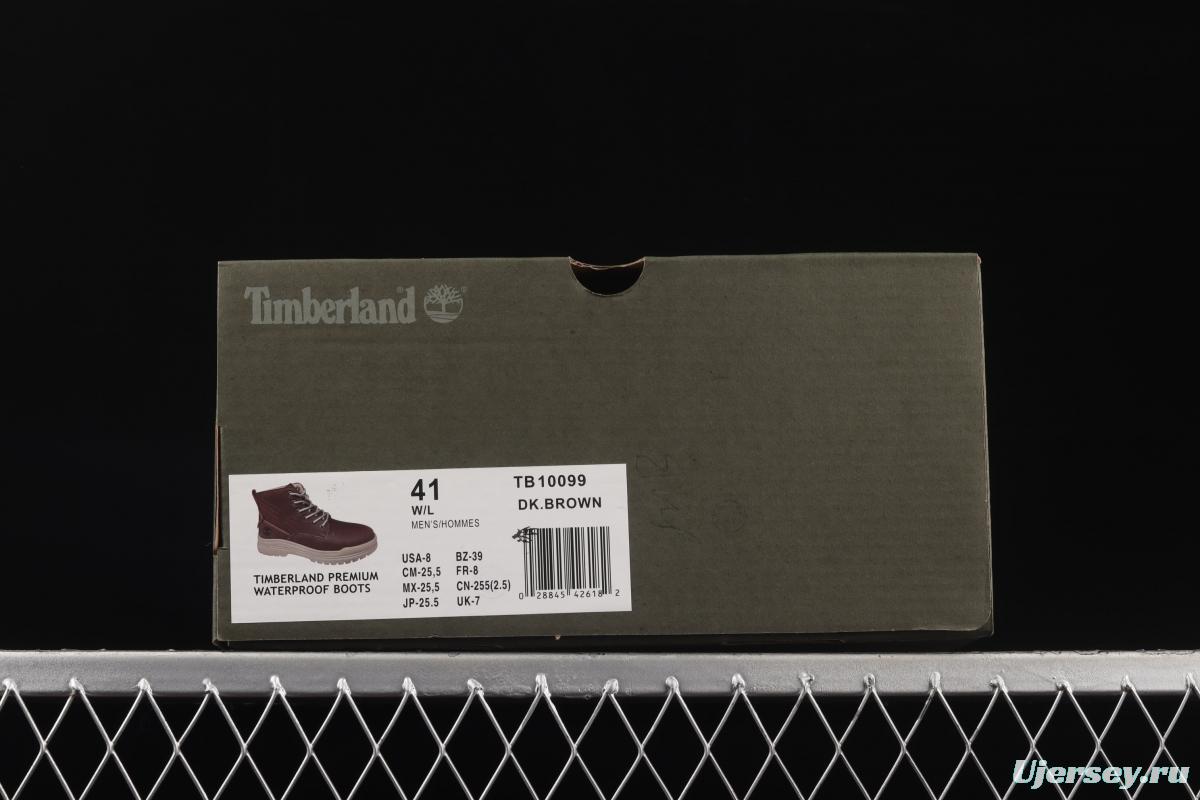 Timberland 21ss autumn and winter new mid-top casual shoes TB10099DKBR