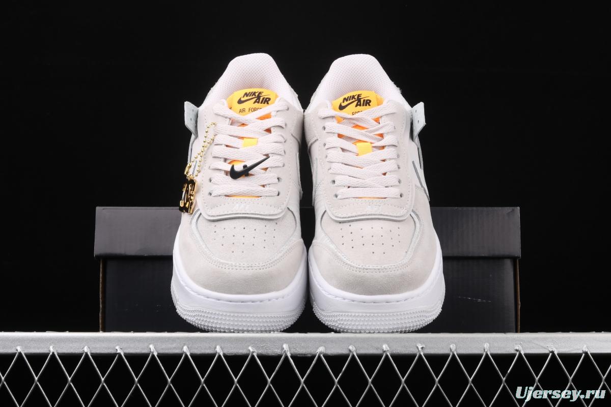 NIKE Air Force 1 ShAdidasow light weight heightened low-top 100-board shoes CU3446-001