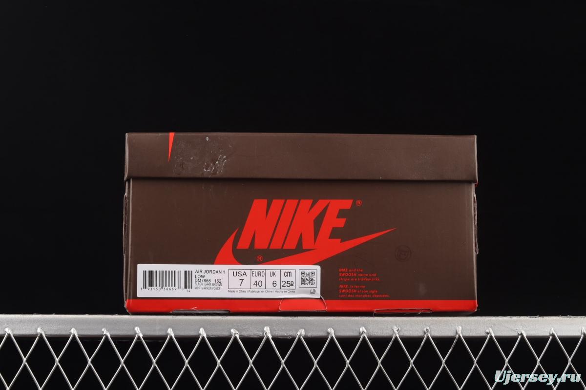 Fragment design x Travis Scott x NIKE Air Jordan 1 Low OG TS Joint Lightning Barb DM7866-162