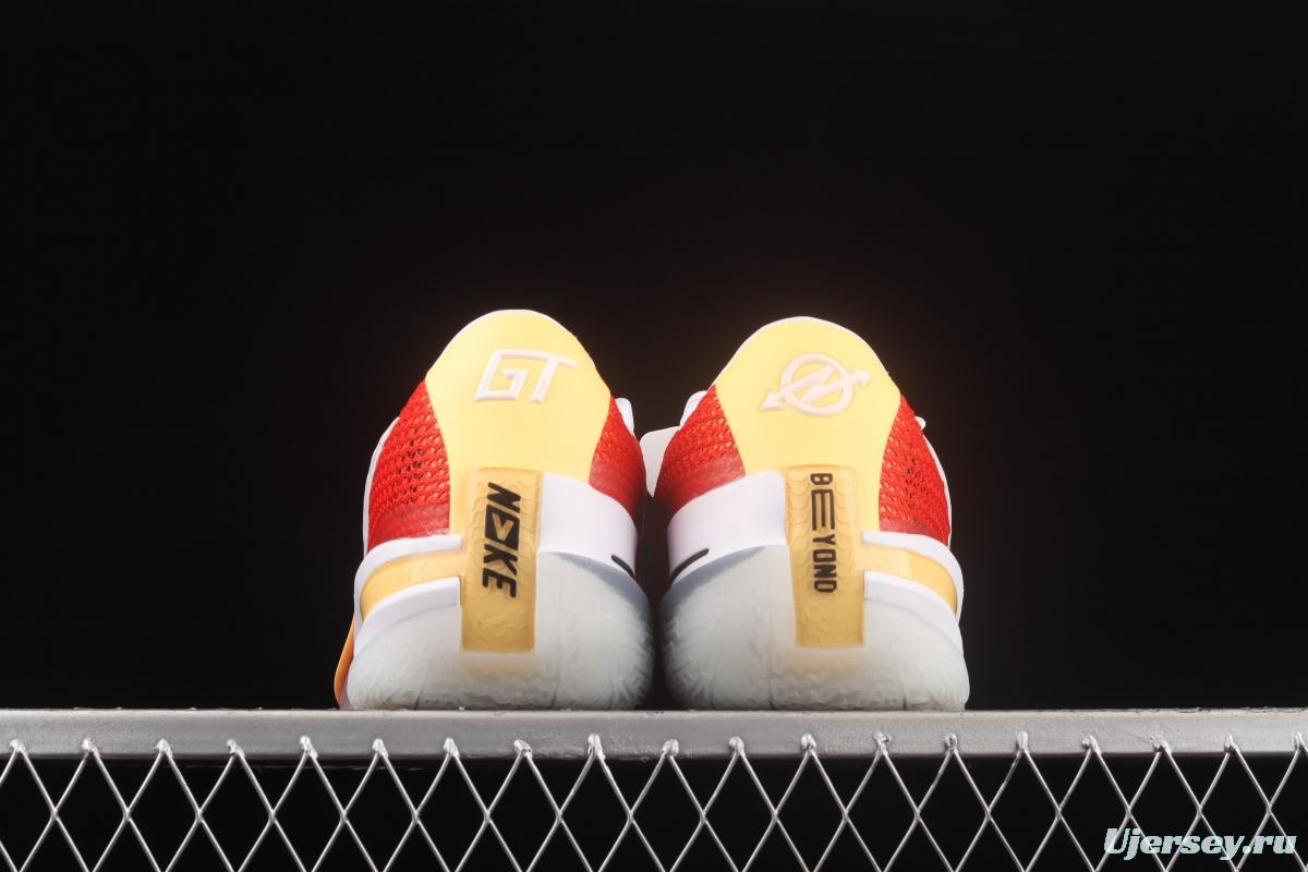 NIKE Air Zoom G.T.Cut EP first white and red actual combat series basketball shoes CZ0176-100
