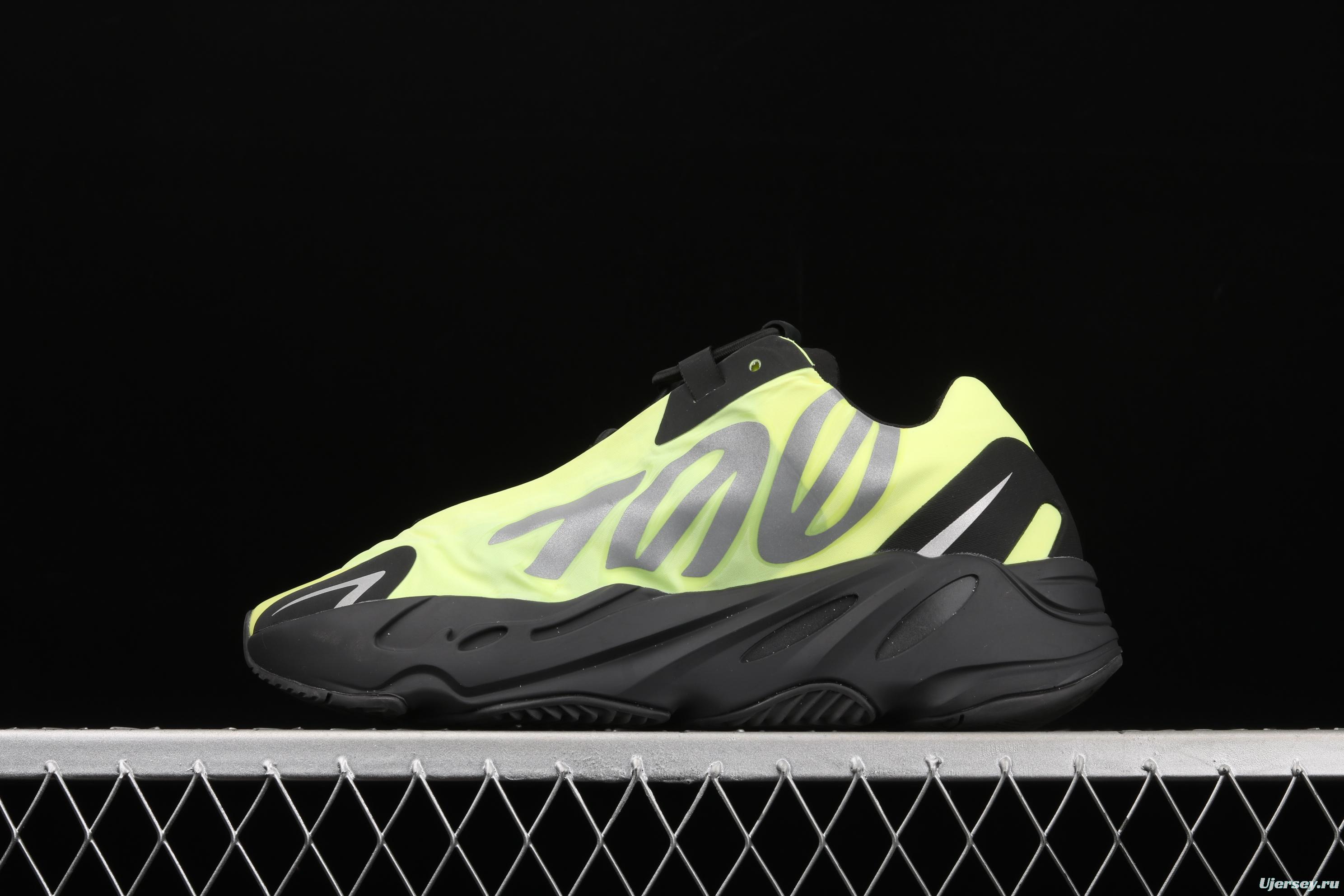 Adidas Yeezy Boost 3M 700 MNVN FY3727 coconut 700 3M reflective nylon running shoes