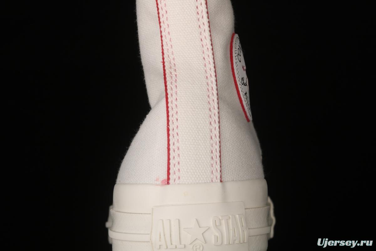 Converse All star Cosmoinwhite Japanese limited summer milk white color high-top casual board shoes 1SC507