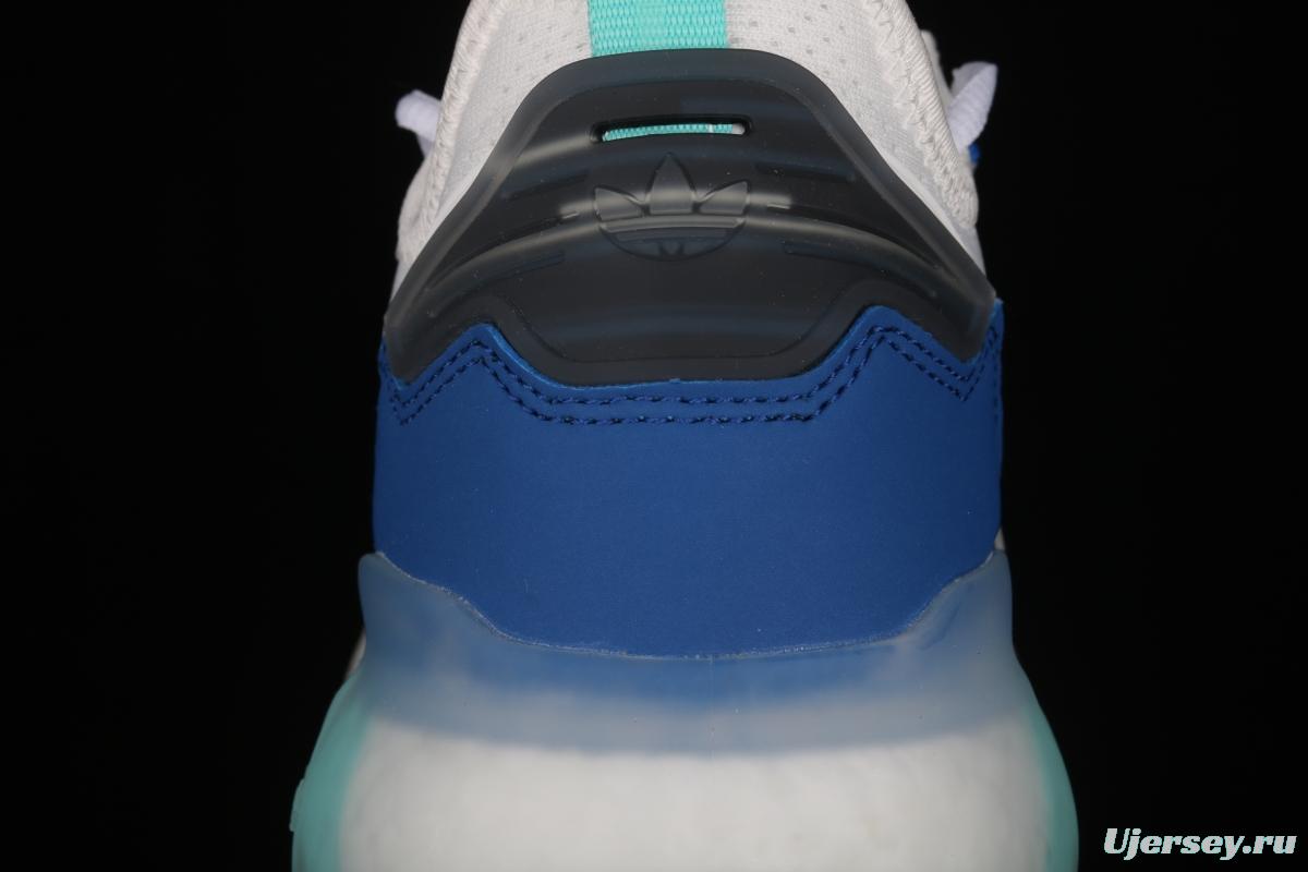 Adidas ZX 2K Boost H05148 20 Summer New Clover Popcorn vintage running shoes