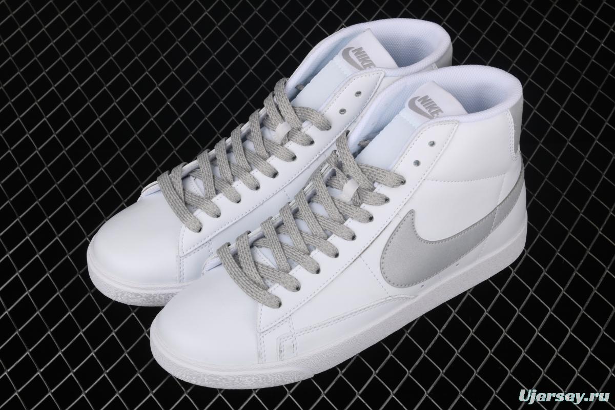 NIKE Blazer Mid Retro Trail Blazers Leather High-top Leisure Sports Board shoes 845054-106