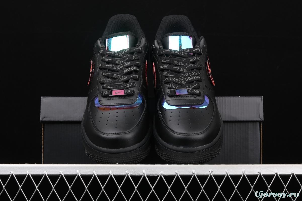 NIKE Air Force 11607 LV8 Good Game video game limits black dazzling laser Velcro low upper board shoes DC0710-101,