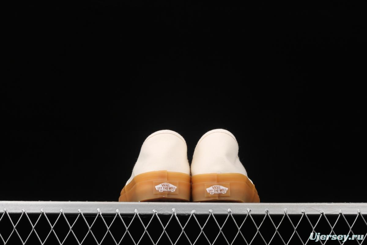 Vans Style 36 environmental protection series South Korea limits rice white rubber Oxford sole low upper board shoes VN0A4U3V88T