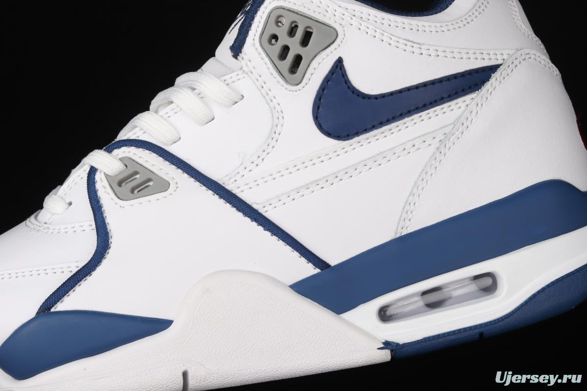 NIKE Air Flight 89 White and Blue Air cushion Basketball shoes CN5668-101