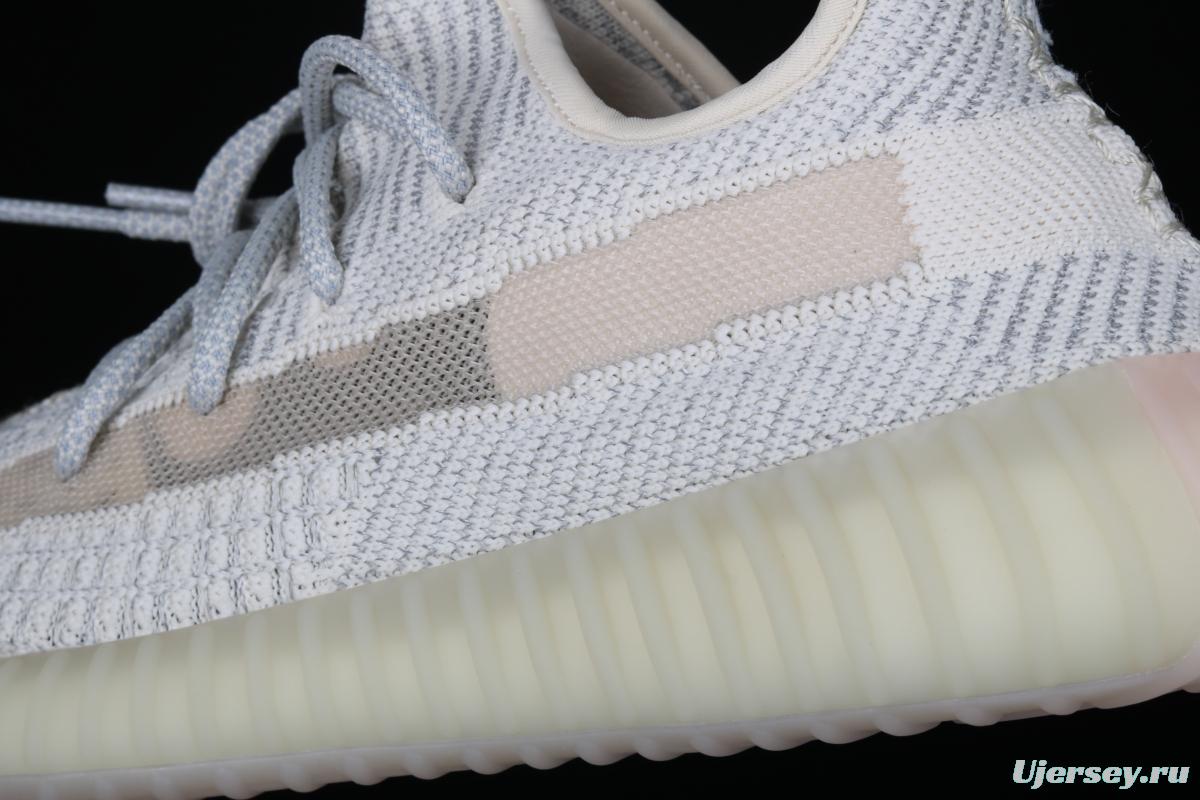 Adidas Yeezy 350 Boost V2 FV3254 Darth Coconut 350 second generation beard white hollowed-out star color