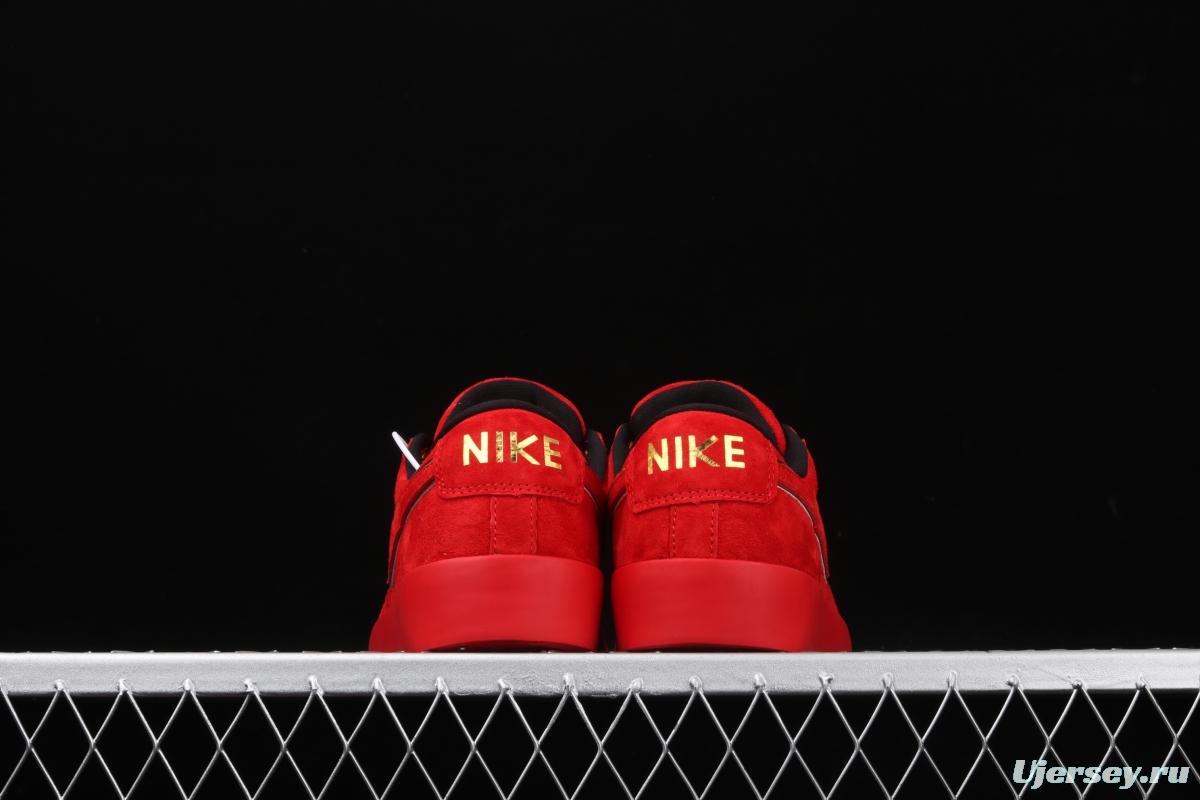 NIKE SB Blazer OG QS Trail Blazers Limited Edition Chinese Red Mouse New year Edition send blessings and money low-top board shoes leisure board shoes CJ7049-818