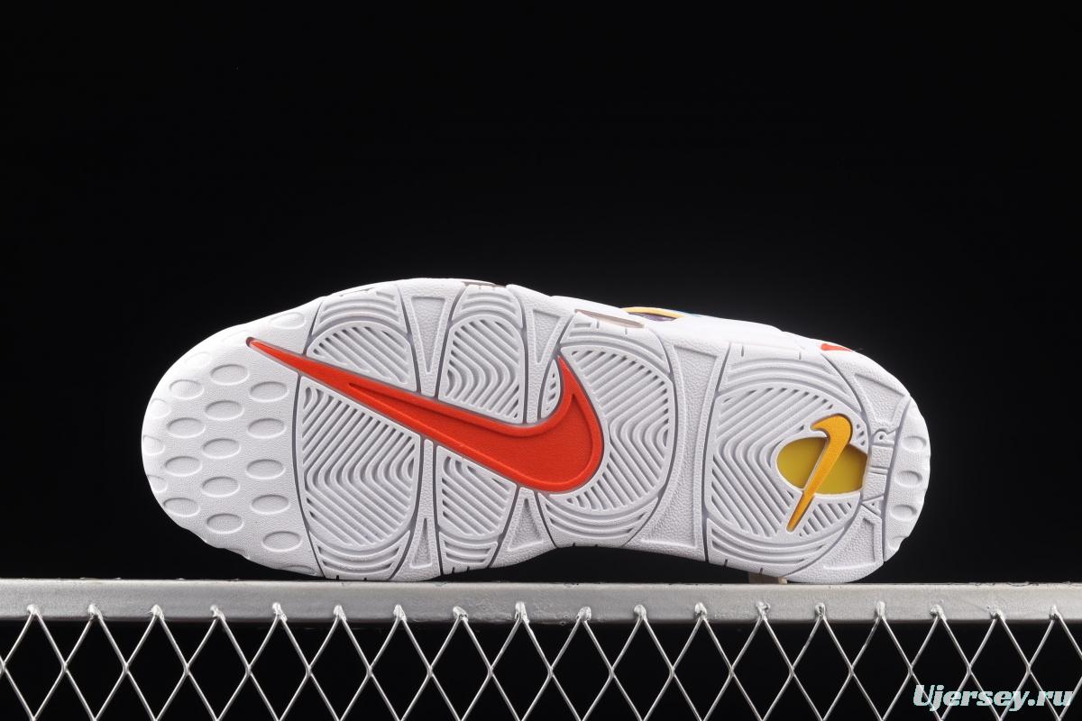 NIKE Air More Uptempo 96 QS Pippen original series classic high street leisure sports basketball shoes DD9223-100
