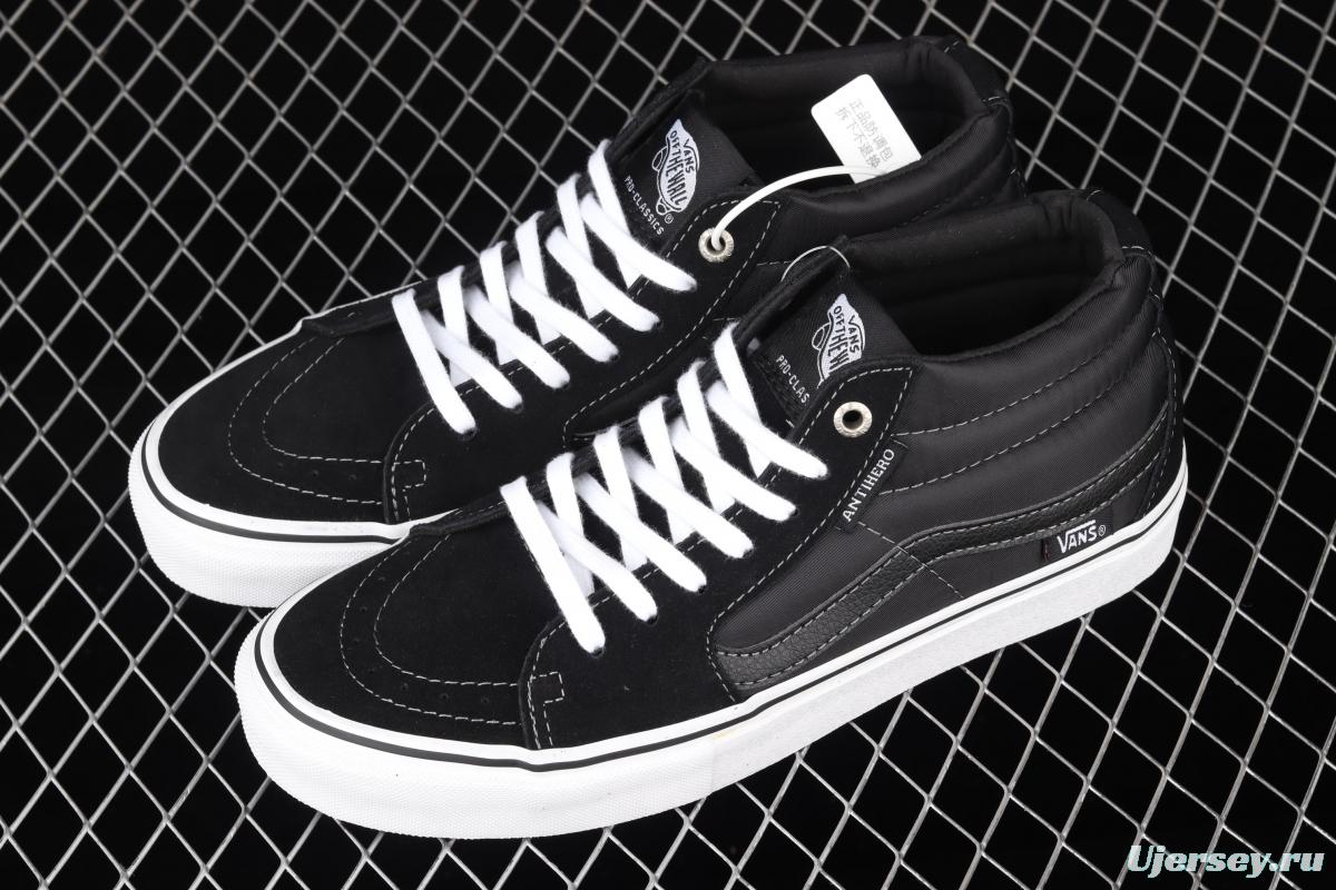 VN0A347UVGD of professional skateboard shoes with Vans Sk8-Mid Pro ANTIHERO cooperation fund