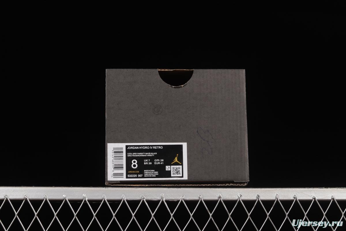 Air Jordan Hydro IV Retro Trapeze Velcro Slippers 532225-007