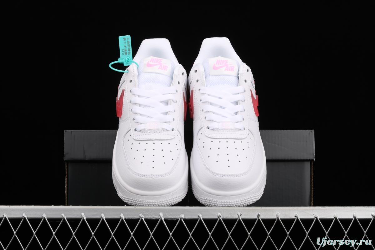 NIKE Air Force 1x 07 Low Valentine's Day jelly hook low side leisure sports board shoes CV8482-100