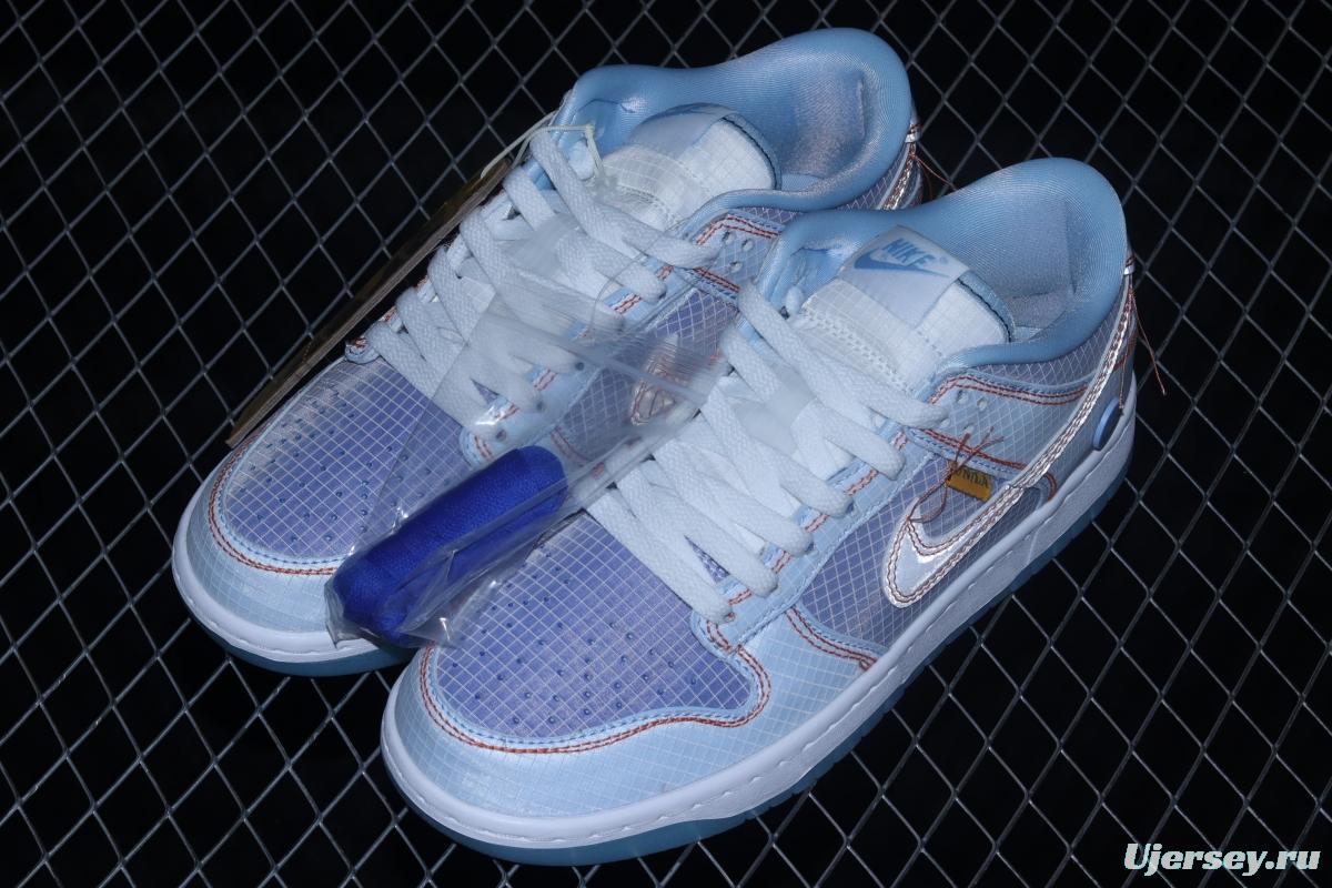 Unlon x NIKE SB DUNK Low joint style sky blue SB buckle rebound fashion leisure board shoes DJ9649-400