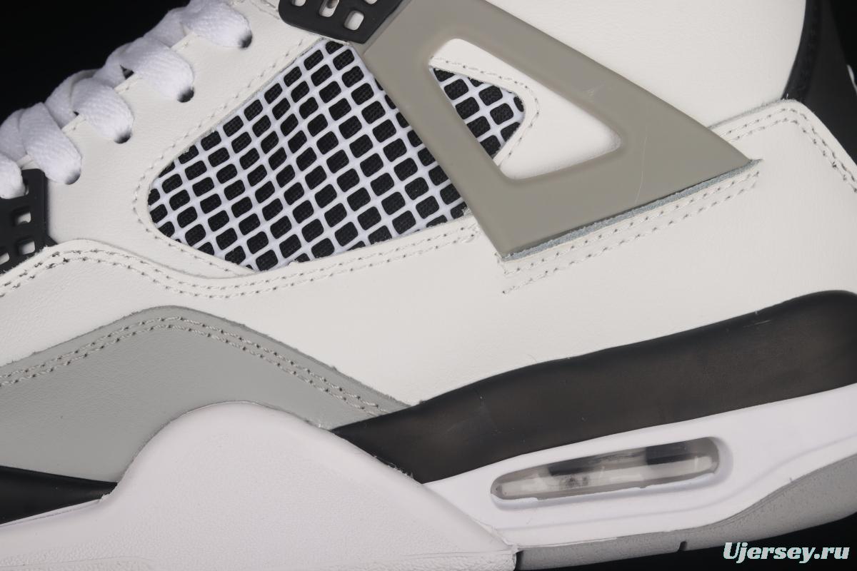 Air Jordan 4 Retro GS Light Smoke Grey white ash basketball shoes CT8527-021