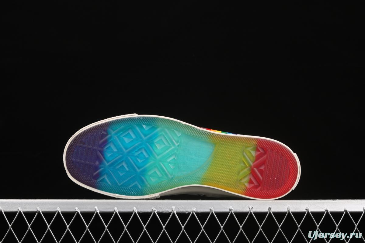 Converse Pride Chuck 70 rainbow color fashionable canvas shoes 170821C