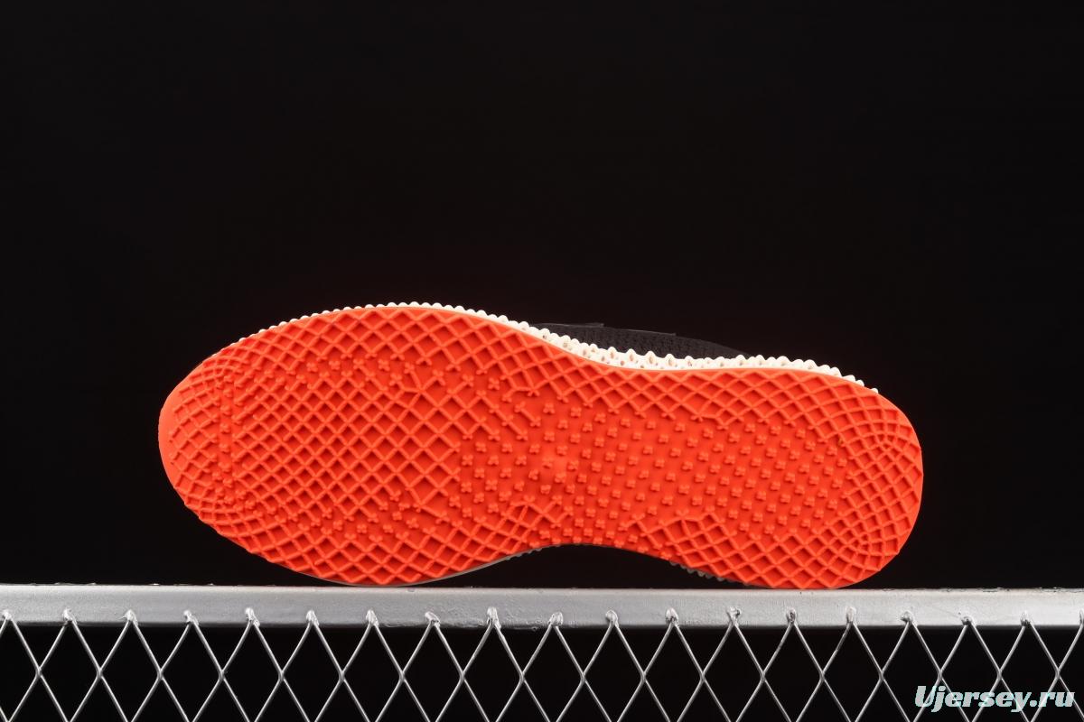 Adidas 4D FWD FY3963 black solar red 4D printed running shoes