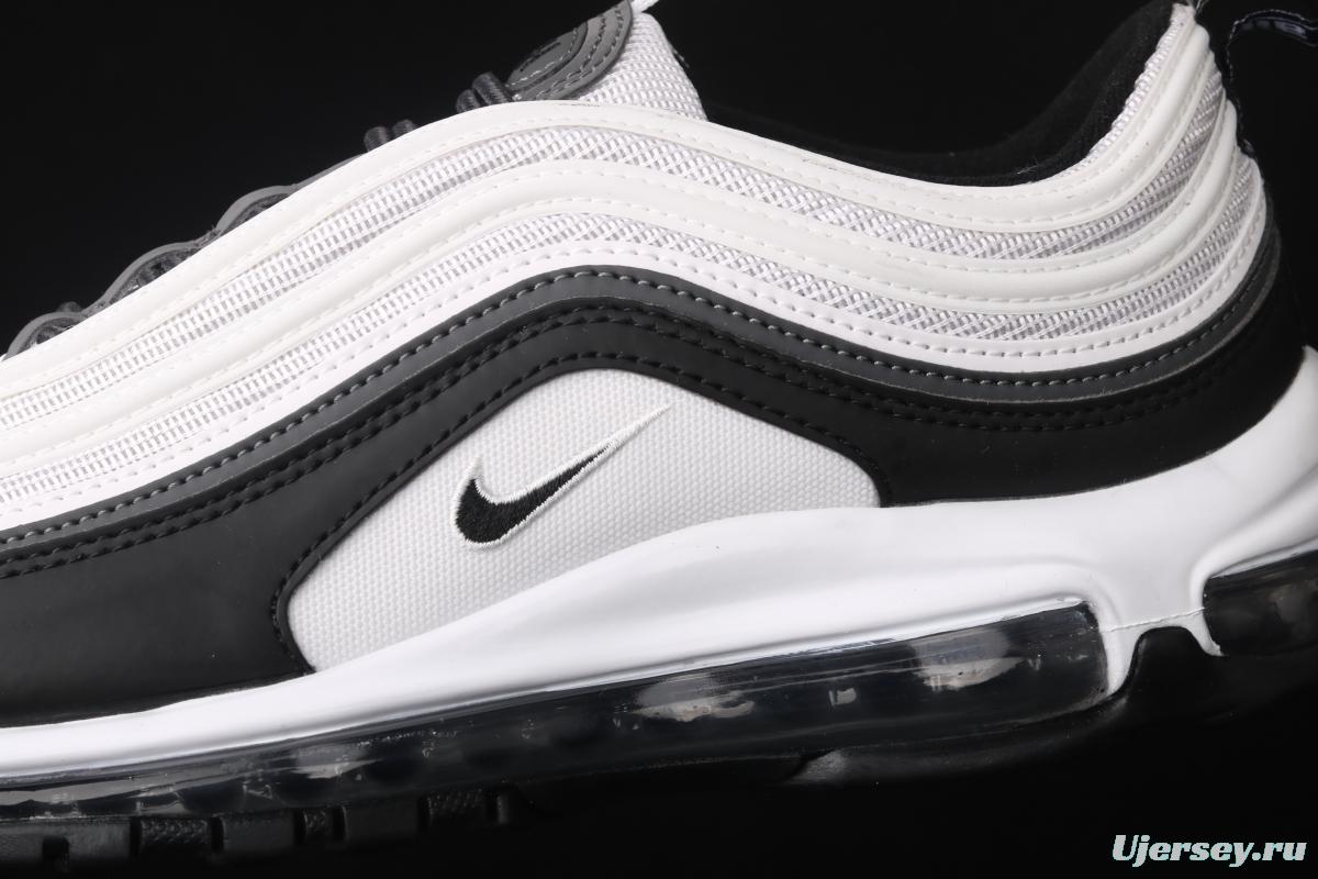 NIKE Air Max 97 white and black color matching bullet air cushion running shoes DC3494-990