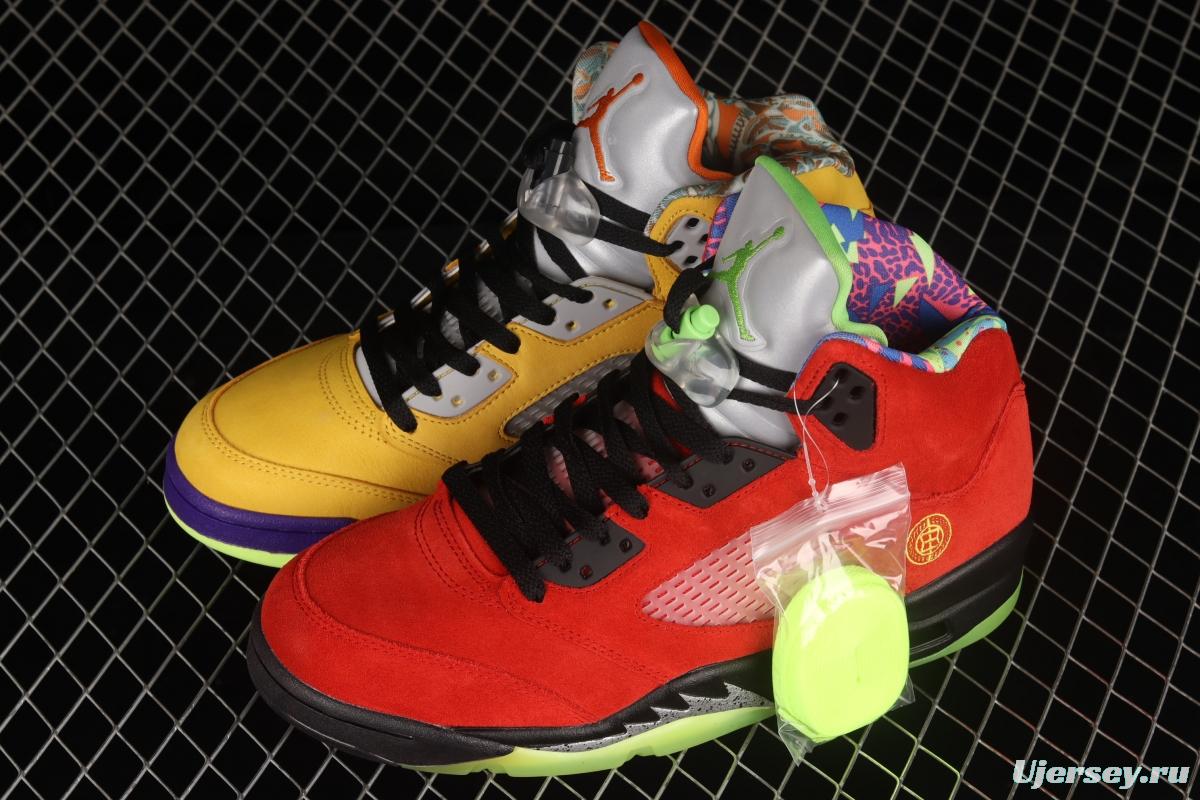 Air Jordan 5 What The red and yellow mandarin duck CZ5725-700