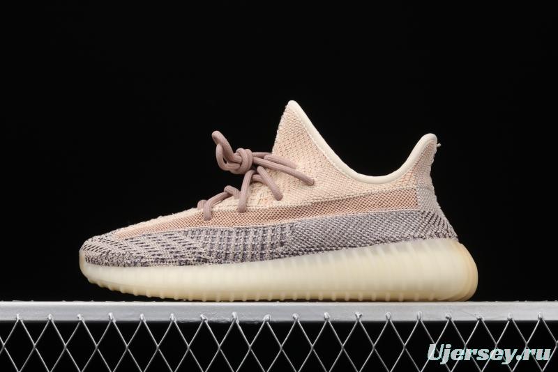 Adidas Yeezy 350 Boost V2 Ash Pear GY7658 Darth Coconut 350 second generation hollowed-out gray pearl color matching